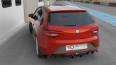 Maxton Design spoiler zadného nárazníka Seat Leon 5F CUPRA po FL hatchback Ver.2 - čierny lesklý