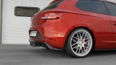 Maxton Design spoiler zadného nárazníka Seat Leon 5F CUPRA po FL hatchback Ver.2 - čierny lesklý