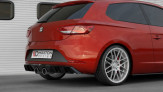 Maxton Design spoiler zadného nárazníka Seat Leon 5F CUPRA po FL hatchback Ver.2 - čierny lesklý