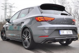 Maxton Design spoiler zadného nárazníka Seat Leon 5F CUPRA po FL hatchback Ver.1 - čierny lesklý