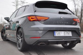 Maxton Design spoiler zadného nárazníka Seat Leon 5F CUPRA po FL hatchback Ver.1 - čierny lesklý