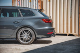 Maxton Design bočné spoilery zadného nárazníka Seat Leon 5F CUPRA po FL sportstourer Ver.3 - čierny lesklý