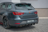 Maxton Design bočné spoilery zadného nárazníka Seat Leon 5F CUPRA po FL sportstourer Ver.1 - čierny lesklý 