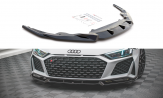 Maxton Design spoiler predného nárazníka Audi R8 V10 po FL (2018-) Ver.1 - čierny lesklý