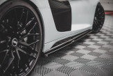 Maxton Design bočné prahové lišty Audi R8 V10 po FL (2018-) - čierny lesklý