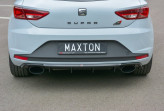 Maxton Design spoiler zadného nárazníka Seat Leon 5F CUPRA - čierny lesklý