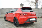 Maxton Design predĺženie strešného spoilera Seat Leon 5F CUPRA  hatchback - čierny lesklý