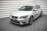 Maxton Design spoiler predného nárazníka Seat Leon 5F Ver.1 - čierny lesklý 