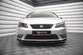 Maxton Design spoiler predného nárazníka Seat Leon 5F Ver.1 - čierny lesklý 