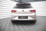 Maxton Design difúzor zadného nárazníka Street Pro Seat Leon 5F hatchback - červený 