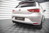 Maxton Design difúzor zadného nárazníka Street Pro Seat Leon 5F hatchback - červený 