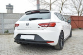 Maxton Design spoiler zadného nárazníka Seat Leon 5F FR - čierny lesklý 