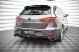 Maxton Design spoiler zadného nárazníka Seat Leon 5F FR sportstourer - čierny lesklý 