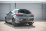 Maxton Design bočné spoilery zadného nárazníka Seat Leon 5F FR po FL - carbon look