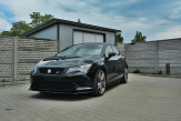 Maxton Design spoiler predného nárazníka Seat Leon 5F FR / CUPRA  - carbon look 