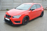 Maxton Design Racing bočné prahové lišty Seat Leon 5F FR / CUPRA  - čierny   