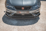Maxton Design spoiler predného nárazníka Seat Leon 5F FR / CUPRA po FL Ver.5 - carbon look