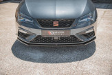 Maxton Design spoiler predného nárazníka Seat Leon 5F FR / CUPRA po FL Ver.4 - carbon look