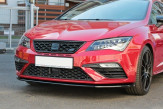 Maxton Design spoiler predného nárazníka Seat Leon 5F FR / CUPRA po FL Ver.1 - carbon look