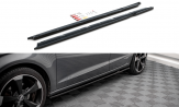 Maxton Design bočné prahové lišty AUDI A3 8V Sportback - carbon look