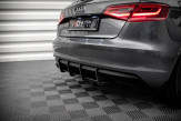 Maxton Design difúzor zadného nárazníka Street Pro AUDI A3 8V Sportback - červený  