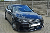 Maxton Design spoiler predného nárazníka AUDI A3 S-Line / S3 8V Hatchback/Sportback - carbon look