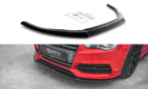 Maxton Design spoiler predného nárazníka AUDI A3 S-Line / S3 8V Sedan/Kabriolet Ver.1 - carbon look