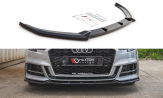 Maxton Design spoiler predného nárazníka AUDI A3 S-Line / S3 8V po FL Sedan Ver.3 - carbon look