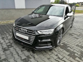 Maxton Design spoiler predného nárazníka AUDI A3 S-Line / S3 8V po FL Sedan Ver.2 - carbon look