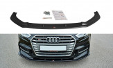 Maxton Design spoiler predného nárazníka AUDI A3 S-Line / S3 8V po FL Sedan Ver.1 - carbon look