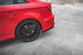 Maxton Design bočné spoilery zadného nárazníka AUDI S3 8V Sedan - carbon look