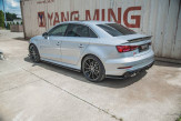 Maxton Design bočné prahové lišty AUDI A3 S-Line / S3 8V po FL Sedan Ver.2 - čierny lesklý  