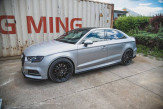 Maxton Design bočné prahové lišty AUDI A3 S-Line / S3 8V po FL Sedan Ver.2 - carbon look