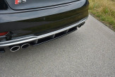 Maxton Design stredový spoiler zadného nárazníka AUDI S3 8V po FL Sedan - čierny lesklý  
