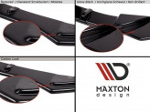 Maxton Design stredový spoiler zadného nárazníka AUDI S3 8V po FL Sedan - carbon look