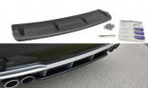 Maxton Design stredový spoiler zadného nárazníka AUDI S3 8V po FL Sedan - carbon look