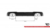 Maxton Design spoiler zadného nárazníka AUDI RS3 8V po FL Ver.2 - čierny lesklý  