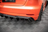 Maxton Design spoiler zadného nárazníka AUDI RS3 8V po FL Ver.2 - čierny lesklý  