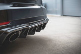 Maxton Design spoiler zadného nárazníka AUDI RS3 8V po FL Sportback Ver.2 - čierny lesklý  