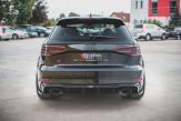 Maxton Design spoiler zadného nárazníka AUDI RS3 8V po FL Sportback Ver.2 - čierny lesklý  