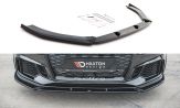 Maxton Design spoiler predného nárazníka AUDI RS3 8V po FL Sportback Ver.4 - čierny lesklý  