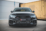 Maxton Design spoiler predného nárazníka AUDI RS3 8V po FL Sportback Ver.4 - čierny lesklý  