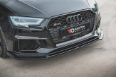 Maxton Design spoiler predného nárazníka AUDI RS3 8V po FL Sportback Ver.3 - čierny lesklý  