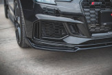 Maxton Design spoiler predného nárazníka AUDI RS3 8V po FL Sportback Ver.3 - čierny lesklý  