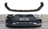 Maxton Design spoiler predného nárazníka AUDI RS3 8V po FL Sportback Ver.2 - carbon look