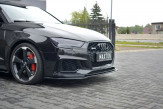 Maxton Design spoiler predného nárazníka AUDI RS3 8V po FL Sportback Ver.2 - carbon look