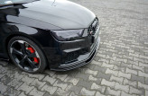 Maxton Design spoiler predného nárazníka AUDI RS3 8V po FL Sportback Ver.1 - čierny lesklý  
