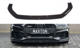 Maxton Design spoiler predného nárazníka AUDI RS3 8V po FL Sportback Ver.1 - carbon look