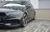 Maxton Design bočné prahové lišty AUDI RS3 8V po FL Sportback - čierny lesklý  