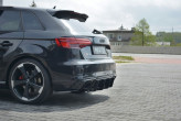 Maxton Design difúzor zadného nárazníka AUDI RS3 8V po FL Sportback Ver.1 - čierny 